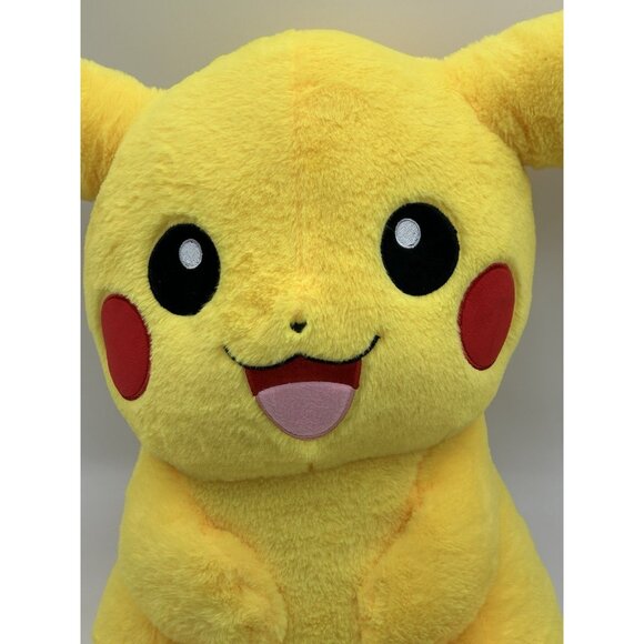 Giant Pokemon 24" Plush - Pikachu - Stuffed Animal - Anime EUC Stuffed Toy - Picture 2 of 10